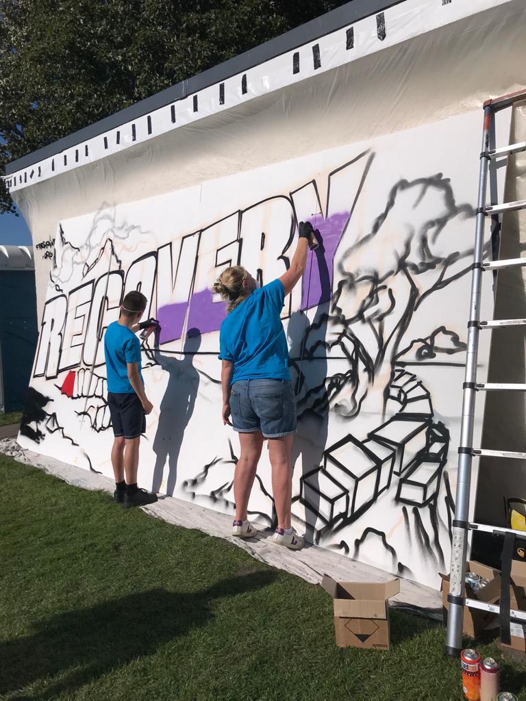 Children enjoying Graffity