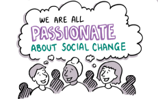We are all passionate about social change