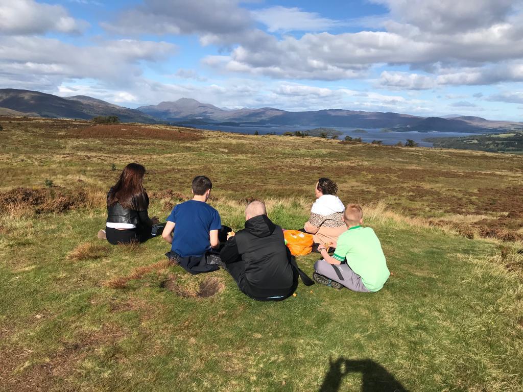 Routes – Scottish Families Young Person Project - children enjoying the countryside