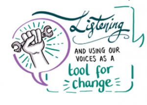 Listening and using our voices as a tool for change