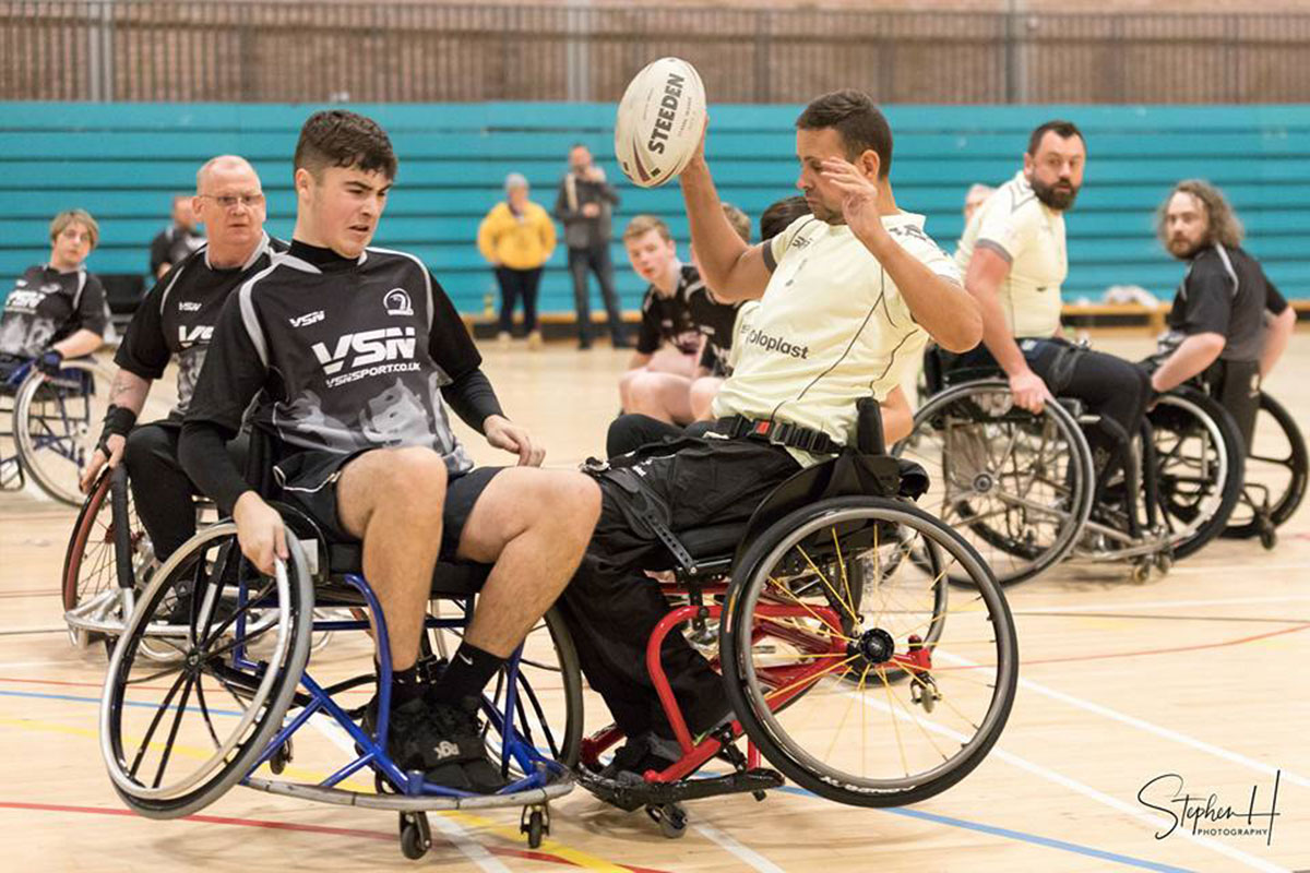 Wheelchair Basketball players