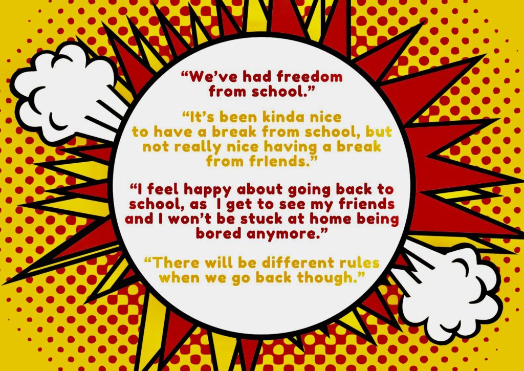 Superheroes vs Covid-19 - We've had freedom from school