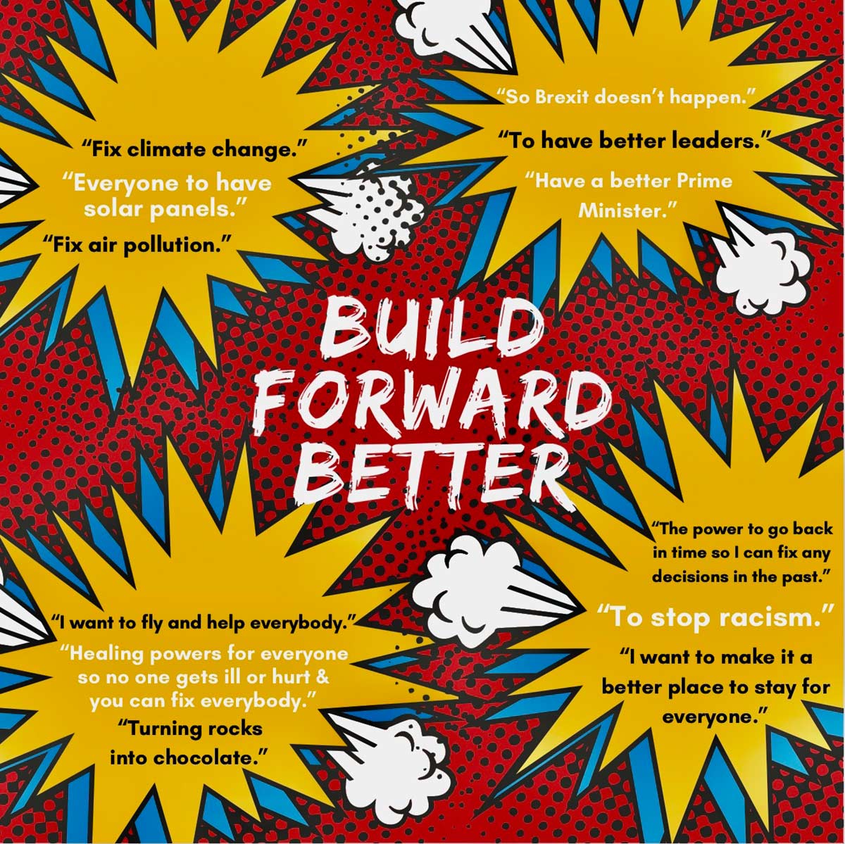 Build forward better Poster