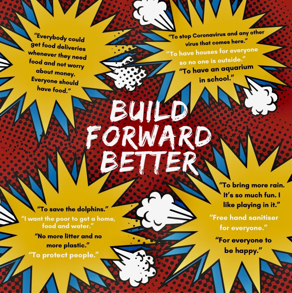 Build Forward better poster about Kindness