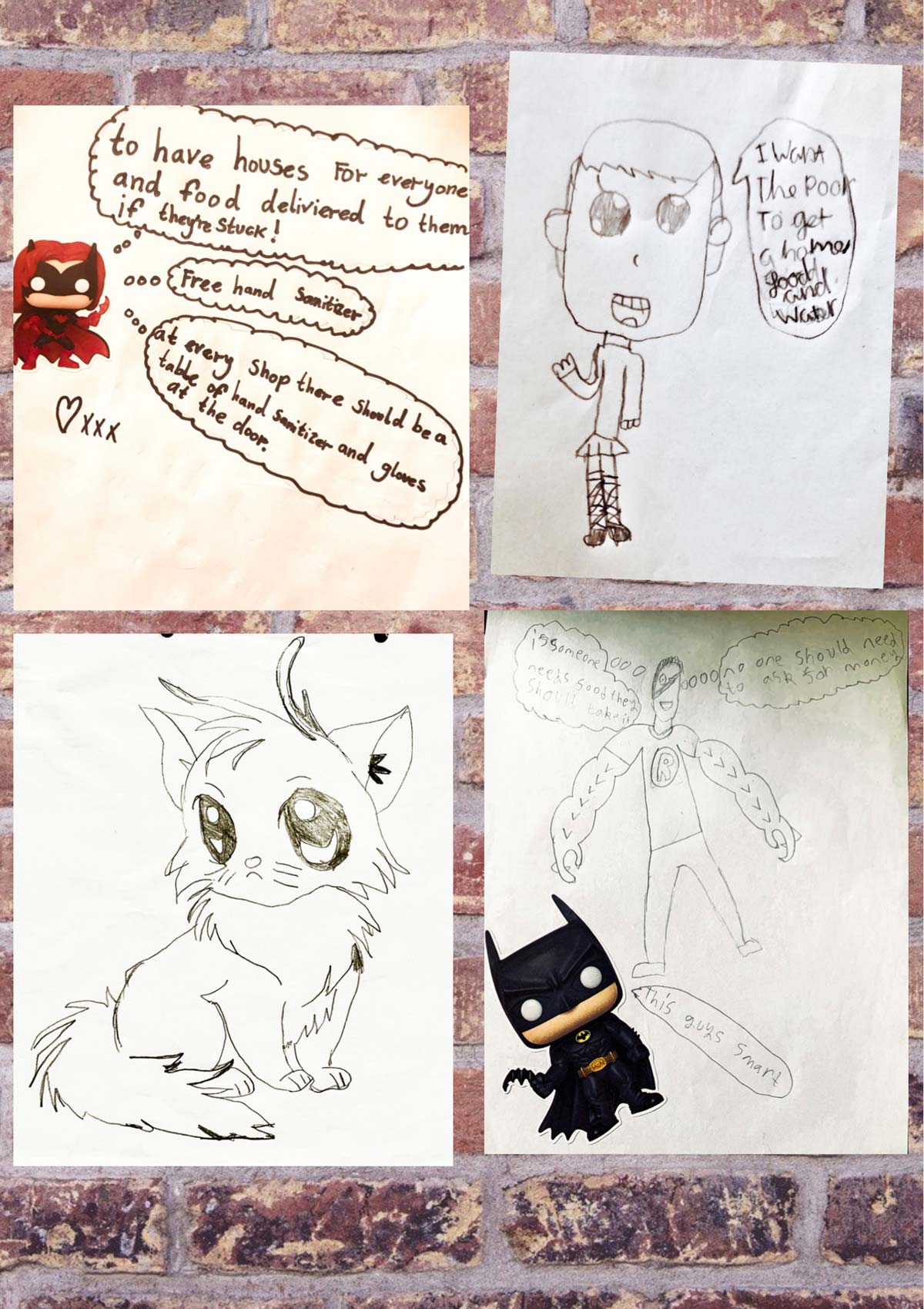 Children's drawings during covid