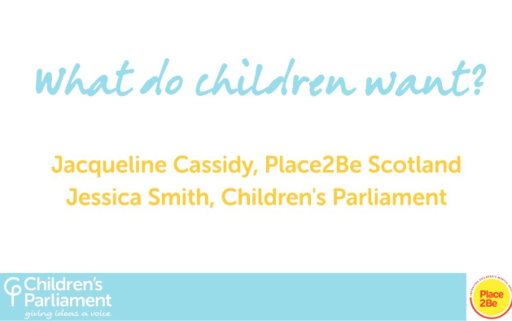 What do children want